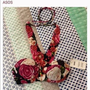 ASOS beaded bikini /festival top -32B